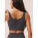 Female top in the rub on wide straps Mirey Top Spalla Larga, size 46-48, color graphite