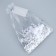 Bag Gift Organza Silver "For You", with a nameplate, 20 x 30 cm +/- 1.5 cm