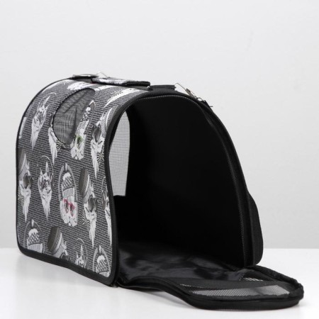 Bag - Animal Contact "Winter Cats", size m, 40 x 21 x 27 cm-4
