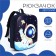 Baby backpack on lightning, blue color
