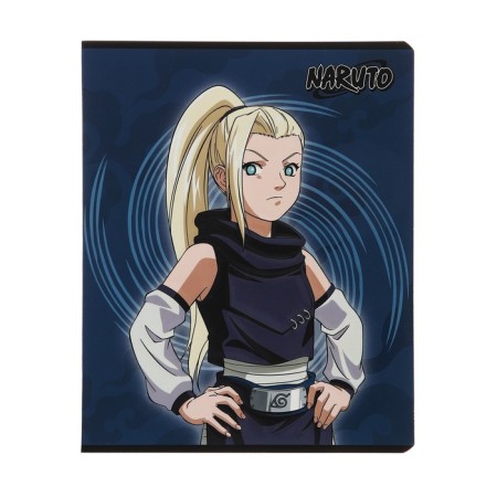 A notebook of 48 sheets in the Naruto cage, cover coated cardboard, selective UV-lak, congruh, block 65 g/m2, mix-5