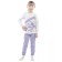 Dubstep children's suit, height 110 cm, white color