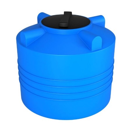 Cylindrical capacity, Evl series, 200 l, blue