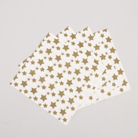 Set of dishes "Happy Birthday", golden stars-4
