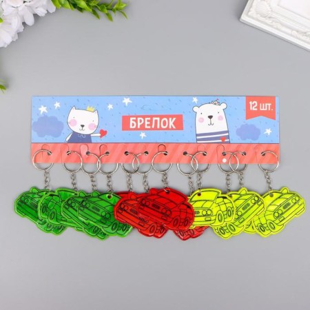 Trick plastic reflector "car" MIX 5.5x3.7 cm-3