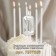 Candle in the cake on the skewer "Almaz", the number "0", silver, 4.8x2.6 cm