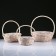 A set of baskets, 3 pcs, 36x36x13x36 cm