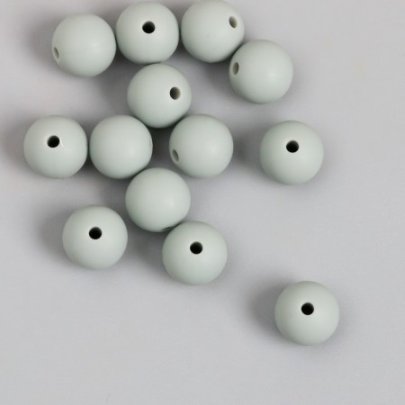 Busina silicone "Round" light green-gray d = 0.9 cm-1