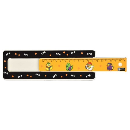 Penal Plastic case with a ruler 64*210*25 Phoenix "KRIA" Univ Cher/Zhel 65332-2