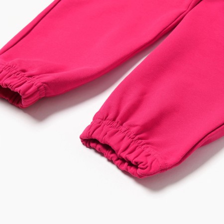 A set for a girl (sweatshirt, trousers), raspberry color, height 110 cm-6