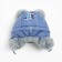 Hat for the boy "Tuck", the color is gray-blue, size 50