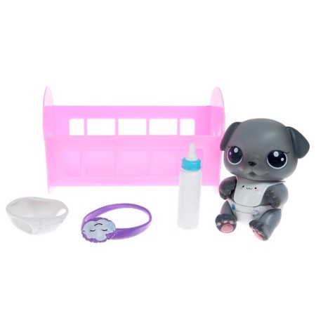 Toy-Surprise "Plyush Spat" in a crib with an accessory, Zoo-micks-3