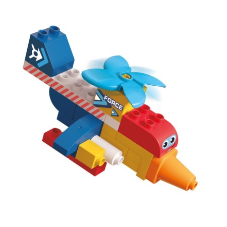 Constructor Children's Funky Toys "Fighter", with large blocks, 29 parts
