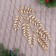 Decor shine "Myrtle branch" 13x31 cm, mix (gold, silver)