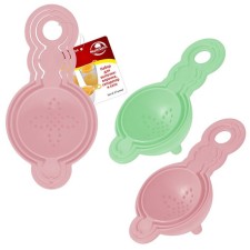 A set for baking multidide: funnel, separator and sieve, plastic, color mix