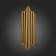 Sconces st. SL1629.301.02. Cesena. 2x40 watts, E14, 17x50 cm, brass color