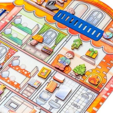 Didactic rug "Friendly Family"-3