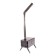 Fireplane "Rastype" Light Big, 1 mm steel with screens and corner pipes