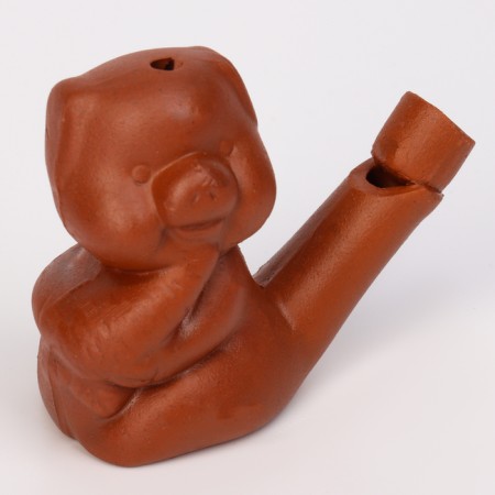 Ceramic “pig” whistle for painting 3 × 6 × 5.2cm-2