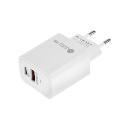 Network charger Luazon LZZ-22, USB, Type-C, 2 A, white