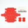 Box for 3 sweets with cells "New Year's Stories", 13.3 x 3.3 x 5.8 cm, New Year