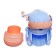 Mechanical sharpener with container "Dragon" blue