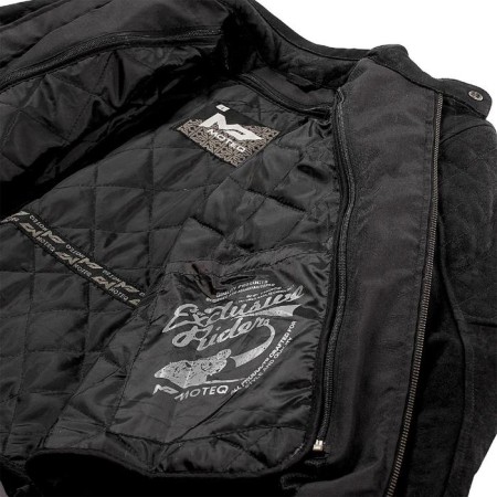 Armada leather jacket, size l, black-5