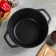 Pan, 6.5 l, glass cover, anti -stick coating, dark marble color