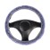 Torso steering, fur, multi-size, light gray braid