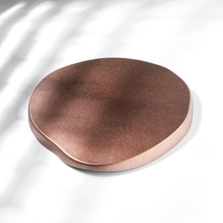 Trend, glass dish, d = 21 cm, brown color-2