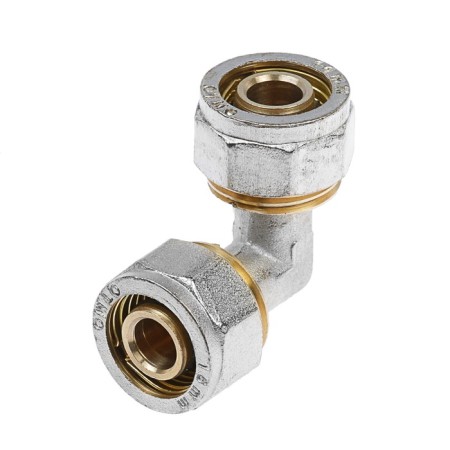 OTMO corner, crimping, 16 mm, brass