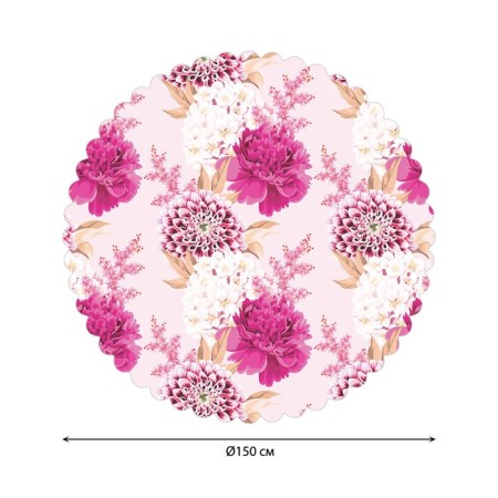 The tablecloth “Bright colors”, round, Saten, d = 150 cm