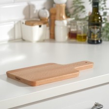 Доска разделочная и сервировочная  деревянная "ПРОППМЭТТ", бук, 30x15 см
