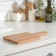 Defense and serving wooden board "Proppmatt", Beech, 30x15 cm