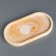 Candles in concrete on the stand "Loft", soy wax, wooden wick, white-gorgeous