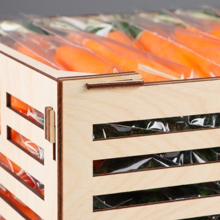Set of extension candles "Carrot in the box", 5.5x16.5 cm, 80 pieces-4