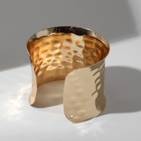 Bracelet "Cuff" bent, color gold-2