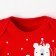 Body with DL. Sleeve Kroshka I "Happy Winter", height 74-80 cm, red