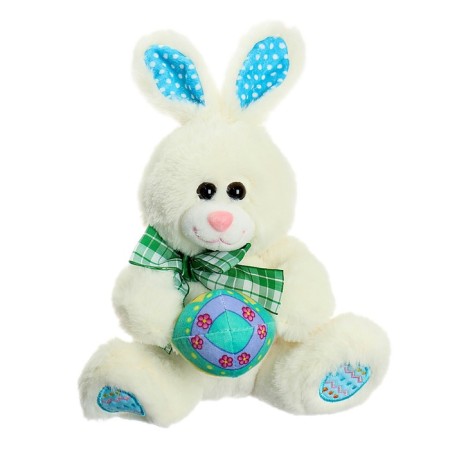 Soft toy "Bunny with a gift"