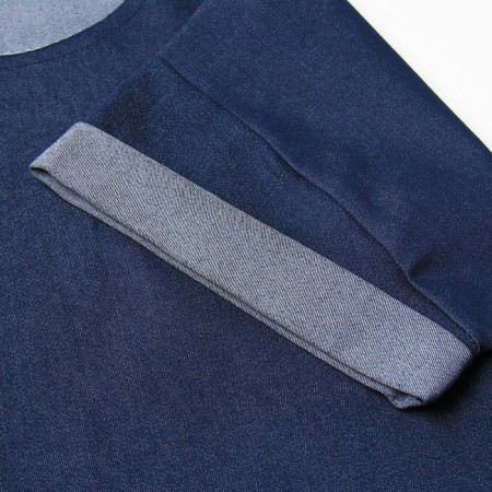 T-shirt Women's oversize Minaku: Jeans Collection Blue Blue, Rr. 46-7