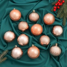 Set of balls plastic D-7 cm, 12 pcs 
