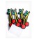 Decor silicone "Cherry" set 4 pcs., Size 1 pc. - 2 × 6 × 0.3 cm, glue pads