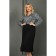 Female dress, size 58, gray color