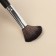 A set of makeup brushes "monogram", 7 objects, a cover on a button, golden color/black