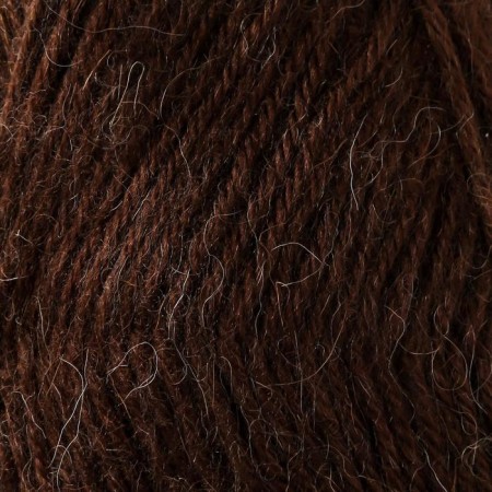 Yarn "northerner" 30% wool, 5% recent. wool, 65% acrylic 150m/100g (063 chocolate)-5