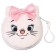 Plyushchiy round wallet with ears, kitty Marie