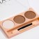 Palette of shadows for the eyelids, 3 colors