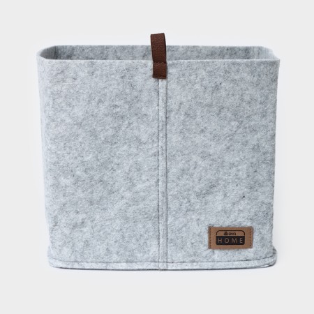 Storage basket EVA Elegance, 28 × 28 × 24 cm, color gray color-3