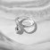 New Year! Symbol of the year 2025! Ring "Snake" miniature, color silver, dimensionless