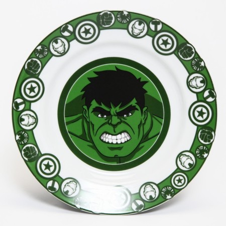 A set of ceramic dishes, 3 objects: plate Ø 16.5 cm, bowl Ø 14 cm, mug 200 ml, Avengers, Marvel-7
